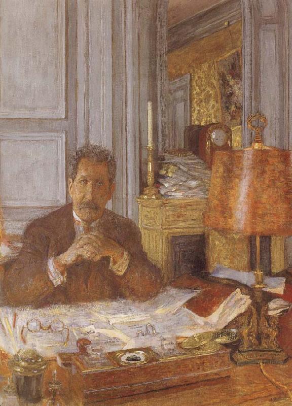 Edouard Vuillard Opal harp in his office oil painting image